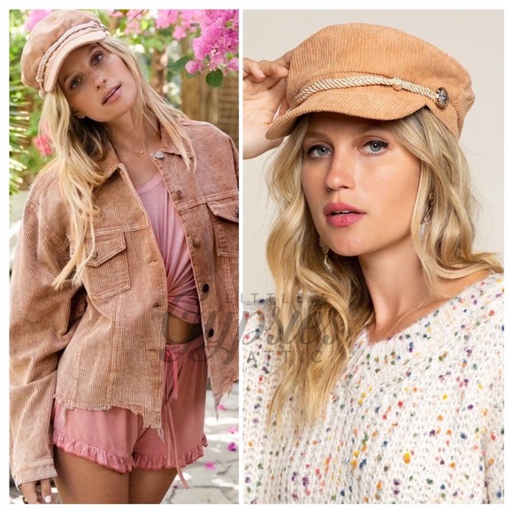 POL Accessories - POL Newsboy Must Have Corduroy Hat